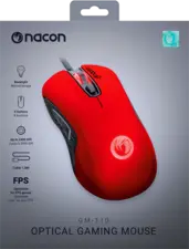 nacon PCGM-110 RGB 2400DPI Wired Gaming Mouse - Red  for sale in Egypt from Games2Egypt