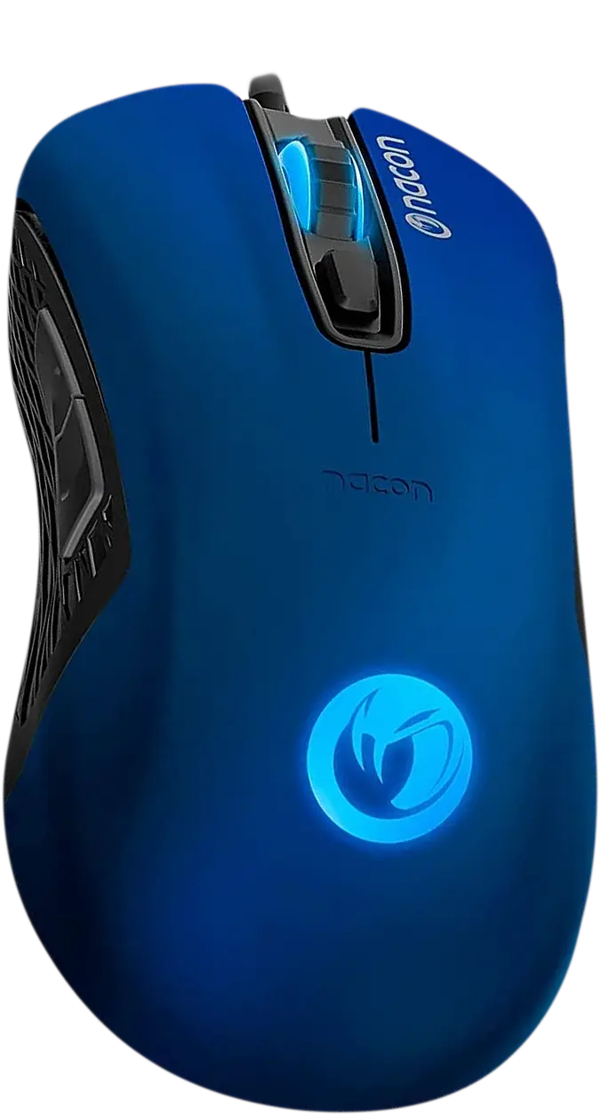 nacon PCGM-110 RGB 2400DPI Wired Gaming Mouse - Blue  for sale in Egypt from Games2Egypt