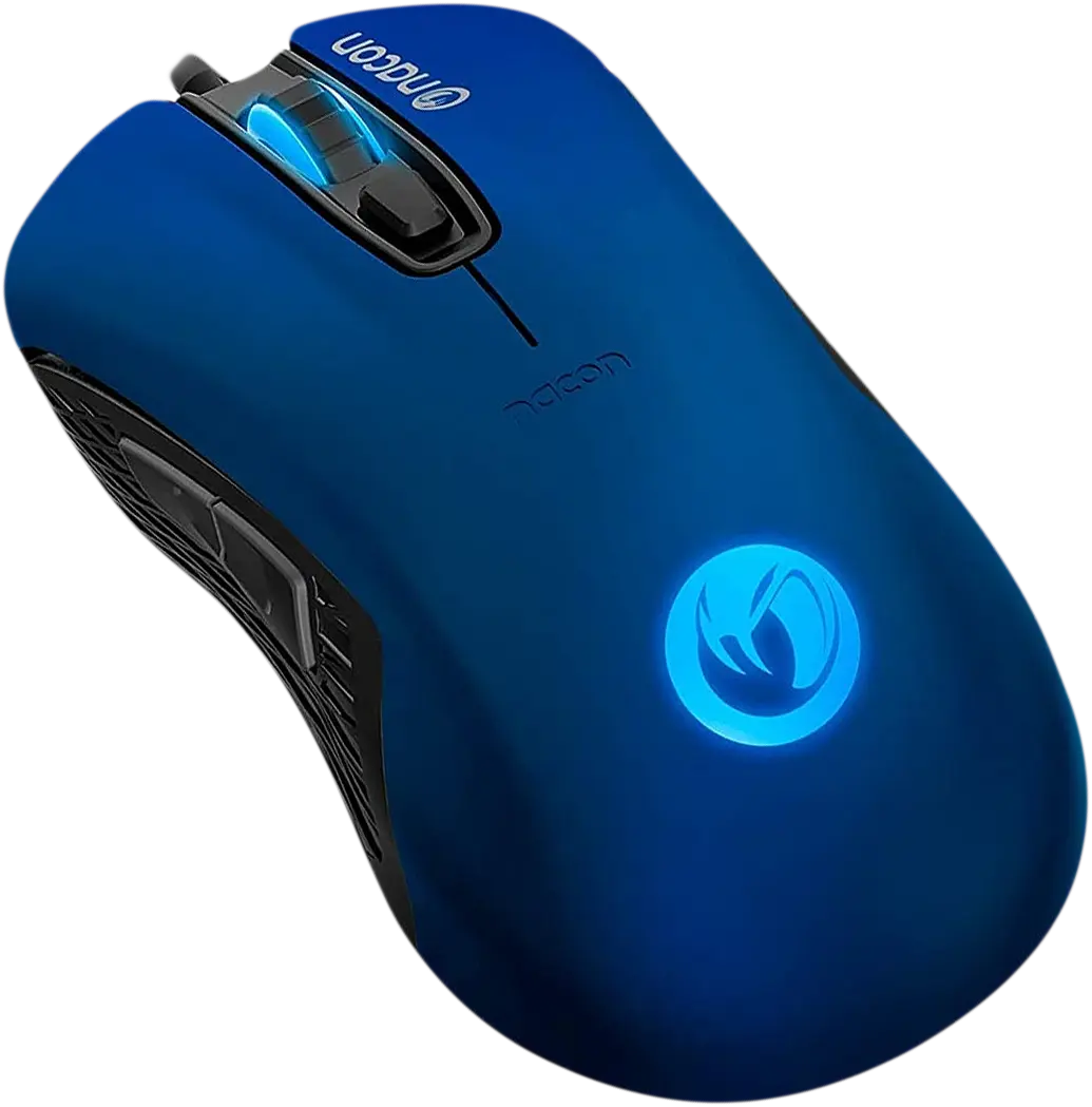 nacon PCGM-110 RGB 2400DPI Wired Gaming Mouse - Blue  for sale in Egypt from Games2Egypt