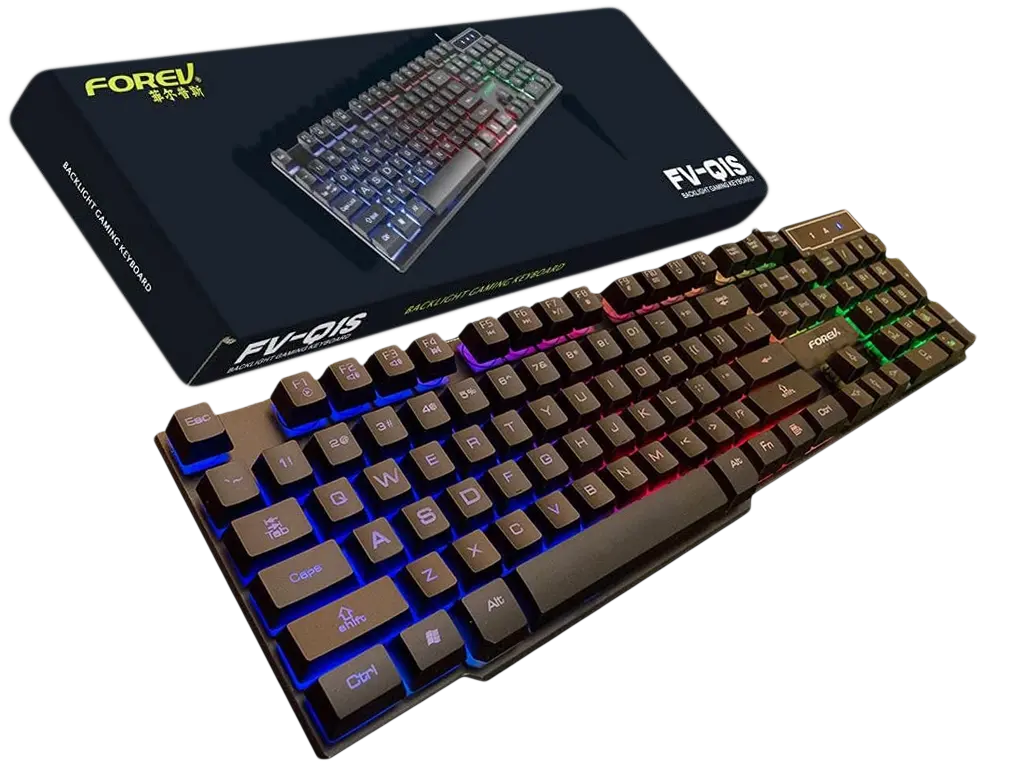 Keyboard Forev FV-Q1S with Rainbow Backlit LED Membrane  for sale in Egypt from Games2Egypt