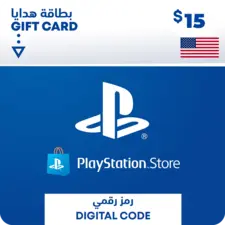 PSN PlayStation Store Gift Card $15 (USA) -  for sale in Egypt from Games2Egypt