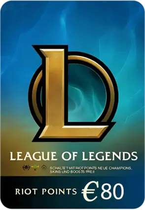 League of Legends (LoL) Gift Card - 80 EUR - Europe