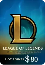 League of Legends (LoL) Gift Card - 80 (USA)  -  for sale in Egypt from Games2Egypt