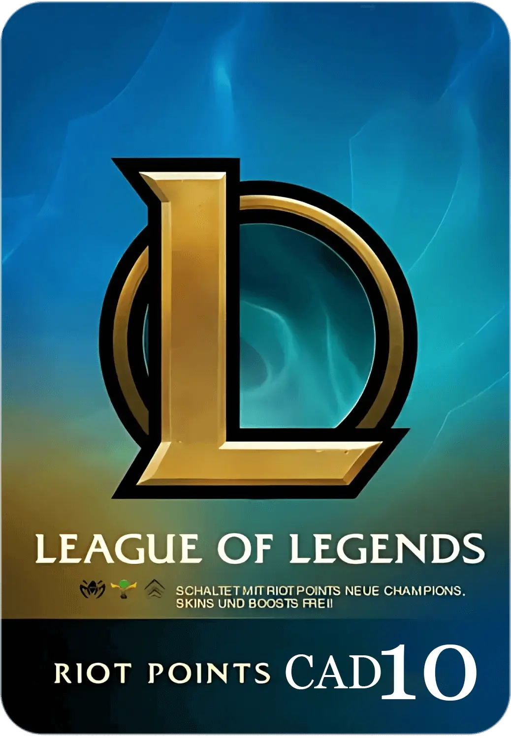 League of Legends (LoL) Gift Card - 10 CAD Canada  for sale in Egypt from Games2Egypt