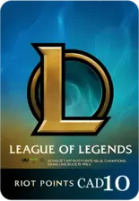 League of Legends (LoL) Gift Card - 10 CAD Canada -  for sale in Egypt from Games2Egypt