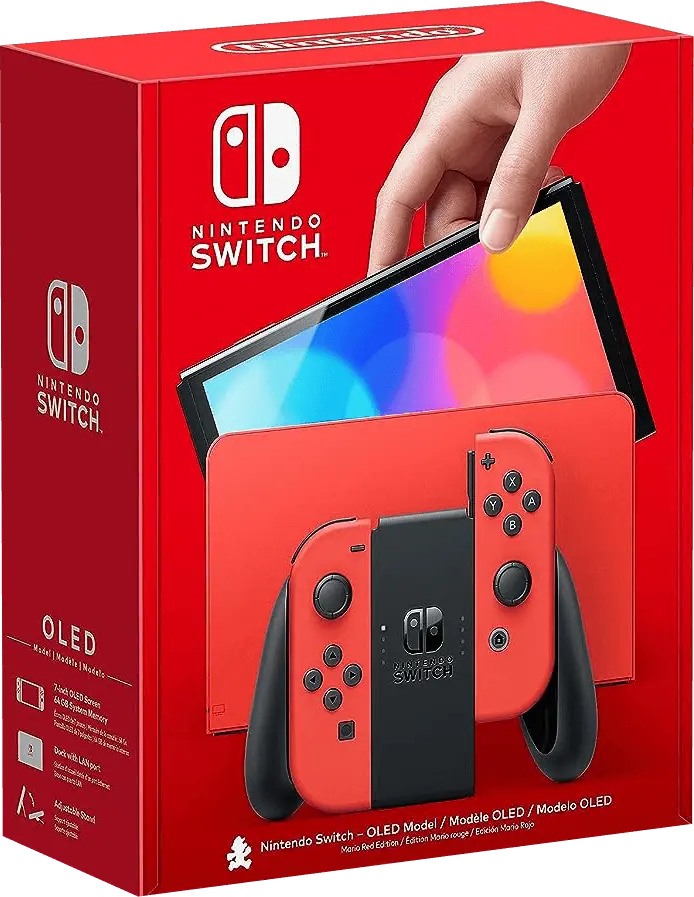  Nintendo Switch OLED Console - Mario Red Edition - Used   for sale in Egypt from Games2Egypt