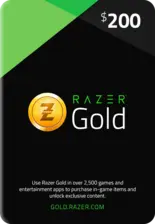 Razer Gold 200$ Global Gift Card -  for sale in Egypt from Games2Egypt