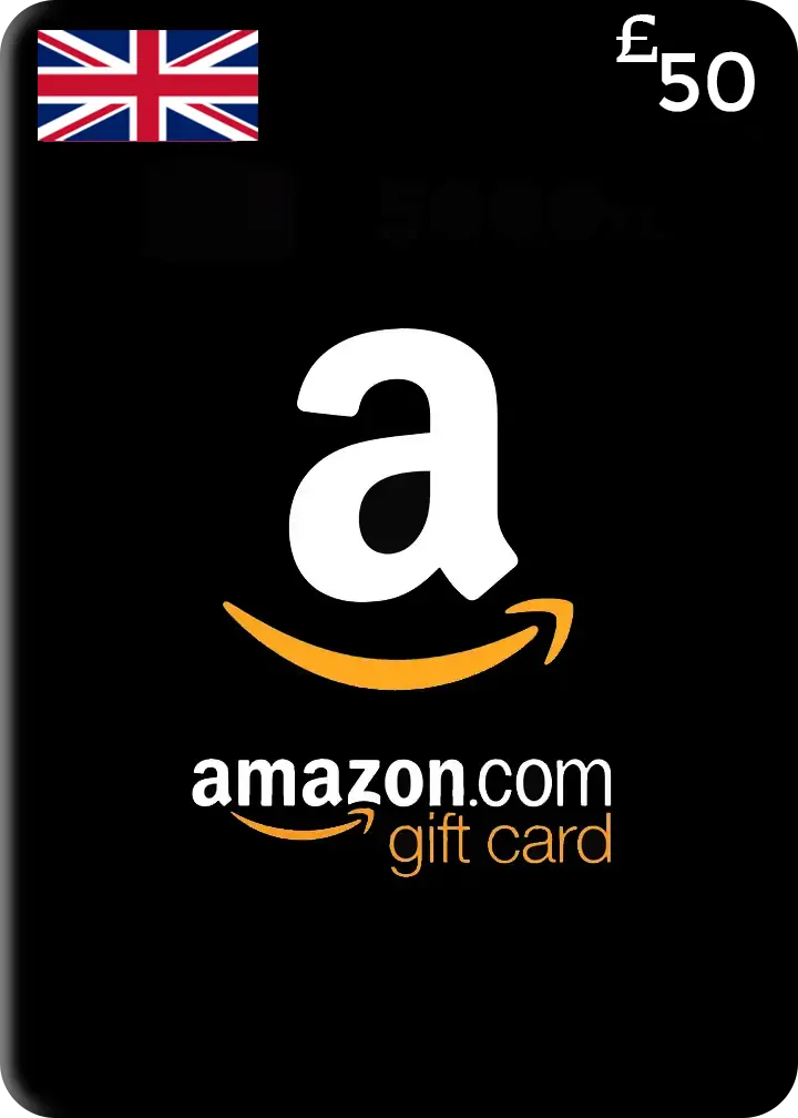 Amazon Gift Card 50 GPB - United Kingdom (UK)  for sale in Egypt from Games2Egypt