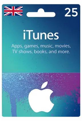 Apple iTunes Gift Card United Kingdom 25 GBP UK iTunes