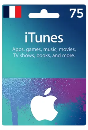 Apple iTunes Gift Card 75 Euro France