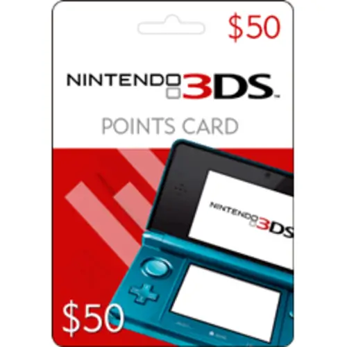 Nintendo 3DS $50 PrePaid Card