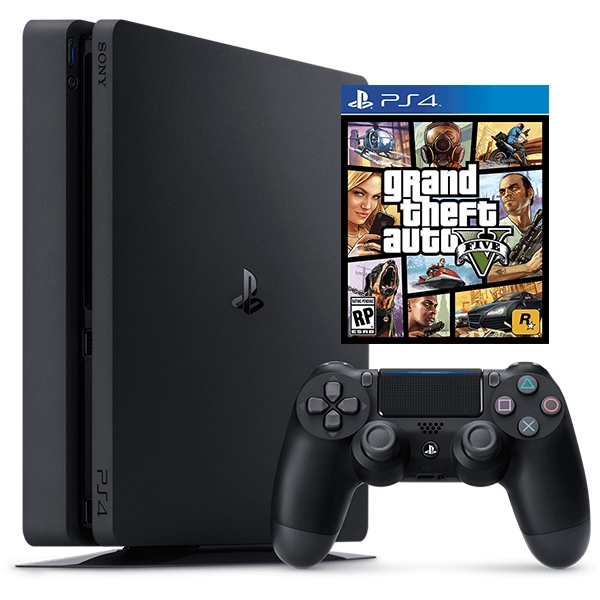 PlayStation 4 500G - GTA V PS4 Bundle  for sale in Egypt from Games2Egypt