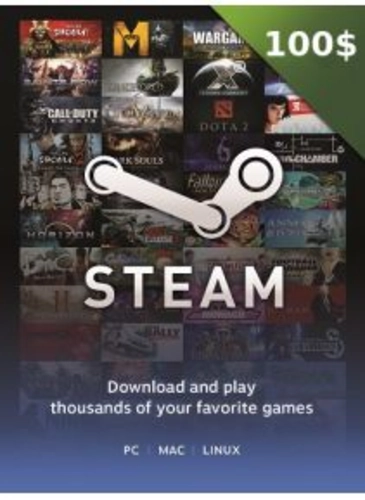 Steam Wallet Gift Card USA 100 USD  for sale in Egypt from Games2Egypt