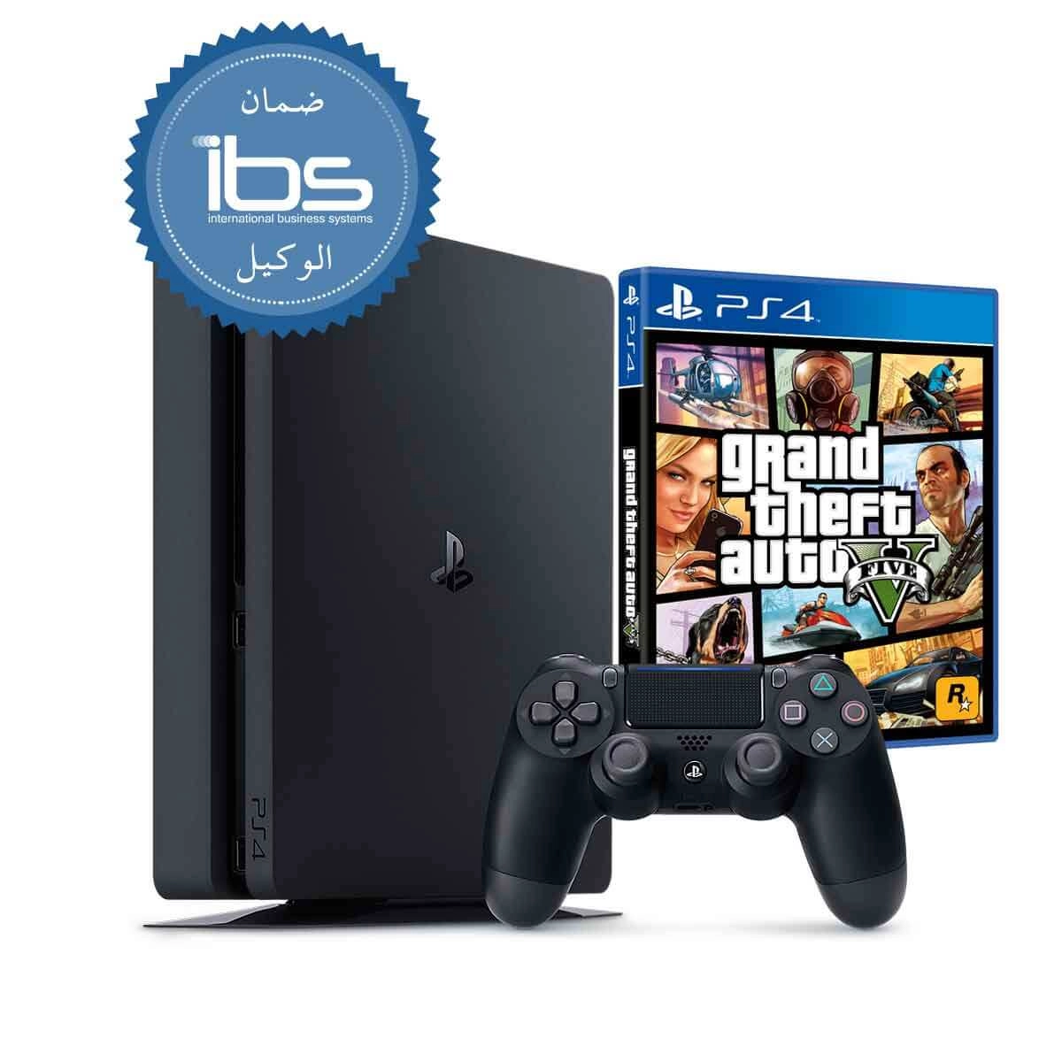 PlayStation 4 500G - GTA V PS4 Bundle  for sale in Egypt from Games2Egypt