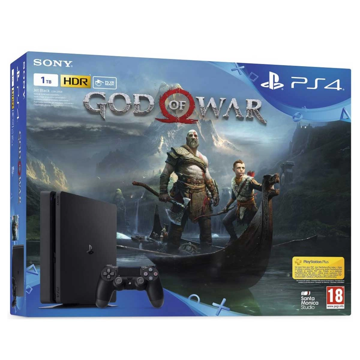 PS4 Slim 1 TB - God of War Bundle   for sale in Egypt from Games2Egypt