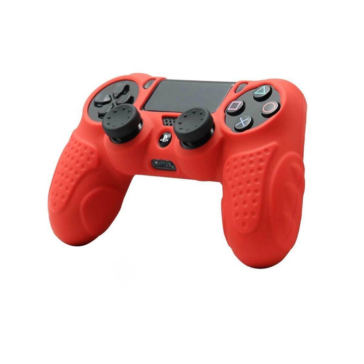 Red Silicone Cover Protector Case - PS4  for sale in Egypt from Games2Egypt