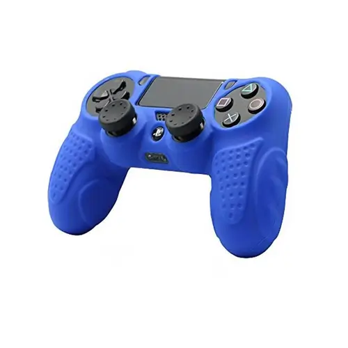 Blue Silicone Cover Protector Case - PS4