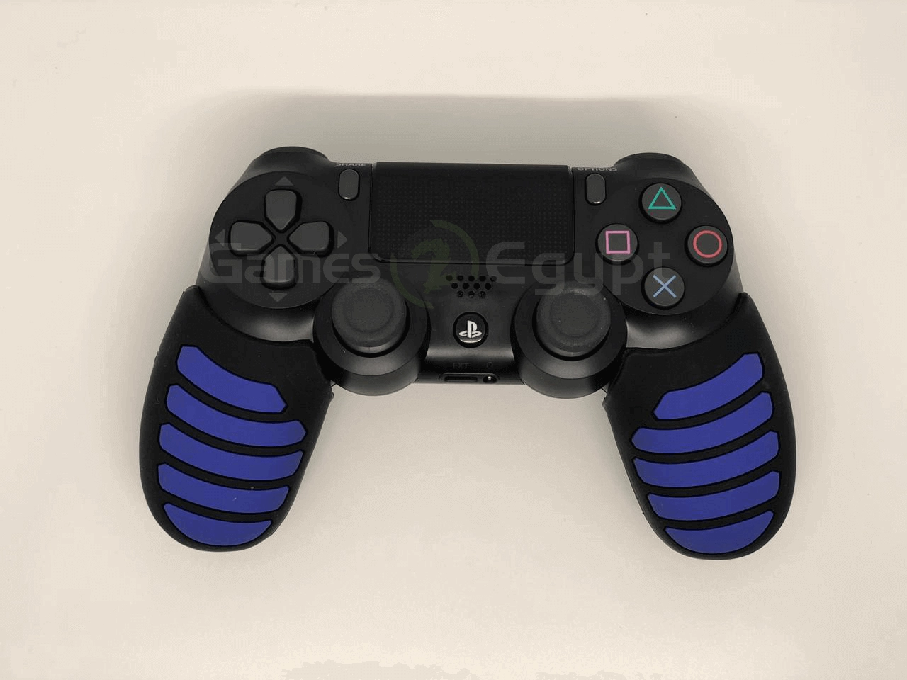 Silicon hand cover for PS4 controller (Blue/Black)  for sale in Egypt from Games2Egypt