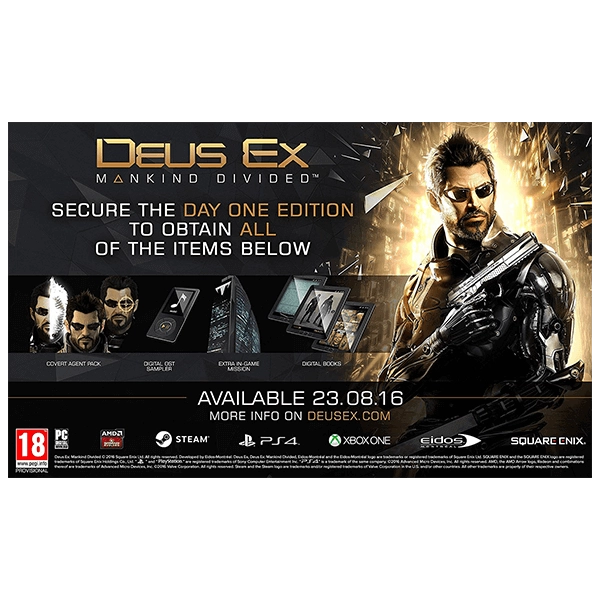 Deus Ex: Mankind Divided  for sale in Egypt from Games2Egypt