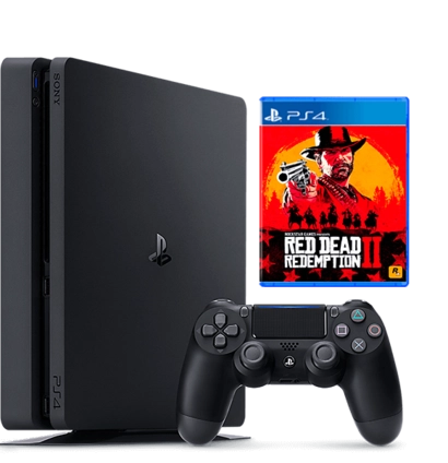 PlayStation 4 500GB Red Dead Redemption 2 Bundle