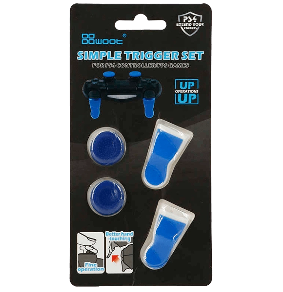 Simple Trigger Set For PS4 Controller - Blue  for sale in Egypt from Games2Egypt