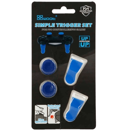 Simple Trigger Set For PS4 Controller - Blue