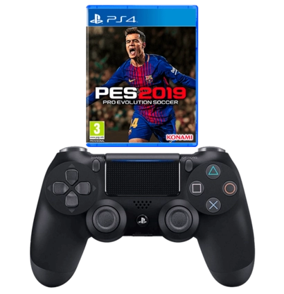 PS4 PES 2019 Arabic + V2 Controller 