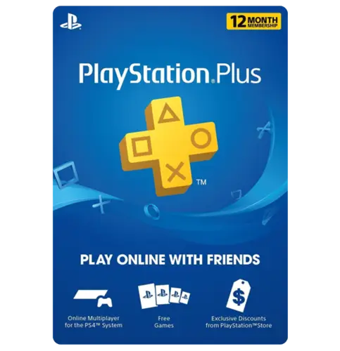 Playstation Plus 12 Months US physical