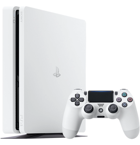 PlayStation 4 500GB Console - White  for sale in Egypt from Games2Egypt