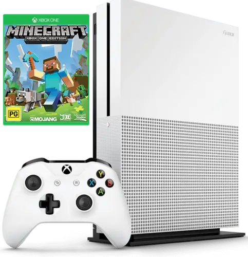 Xbox One S 1TB Console - Minecraft Bundle