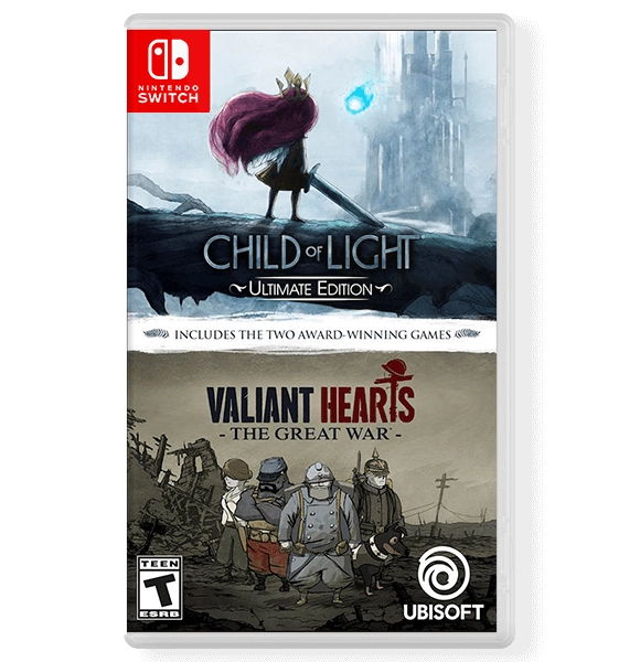 Child Of Light & Valiant Hearts (Nintendo Switch)  for sale in Egypt from Games2Egypt