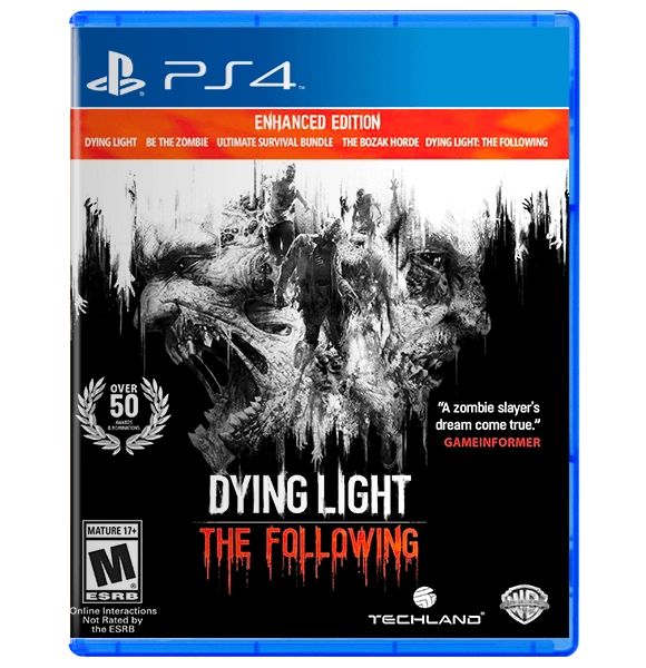 Dying Light The Following Enhanced- PS4 -Used  for sale in Egypt from Games2Egypt