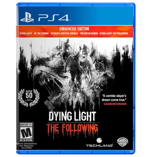 Dying Light The Following Enhanced- PS4 -Used