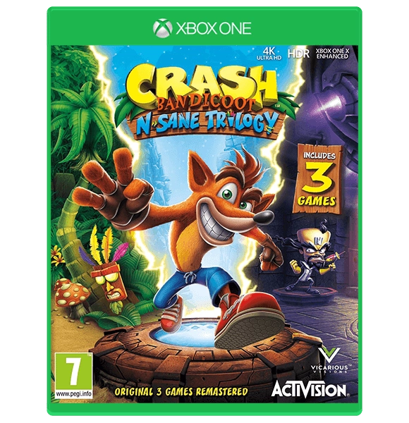 Crash Bandicoot N. Sane Trilogy Xbox one   for sale in Egypt from Games2Egypt