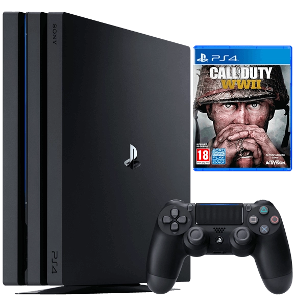 PS4 Pro 1 TB Call of Duty WWII bundle  for sale in Egypt from Games2Egypt