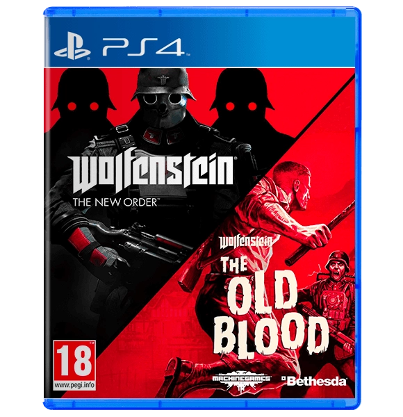 Wolfenstein New Order With Old Blood - Double Pack - PS4  for sale in Egypt from Games2Egypt