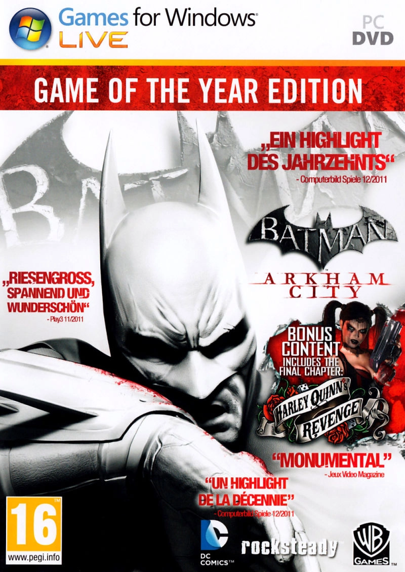 Batman: Arkham City GOTY PC Steam Code   for sale in Egypt from Games2Egypt