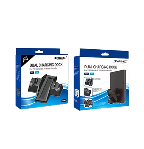 Dual Charging Dock For PS4 & Pro  for sale in Egypt from Games2Egypt