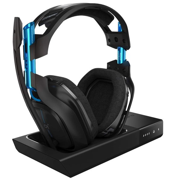 ASTRO Gaming A50 Wireless Headset - Black/Blue - PlayStation 4 + PC  for sale in Egypt from Games2Egypt