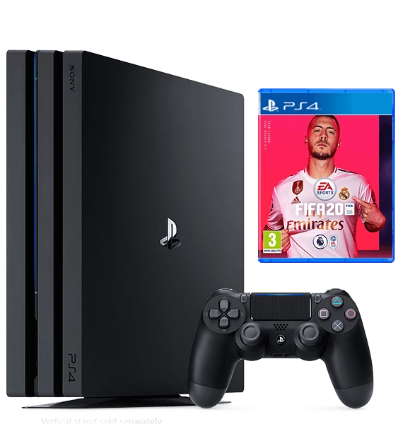 PS4 PRO FIFA 20 BUNDLE  for sale in Egypt from Games2Egypt