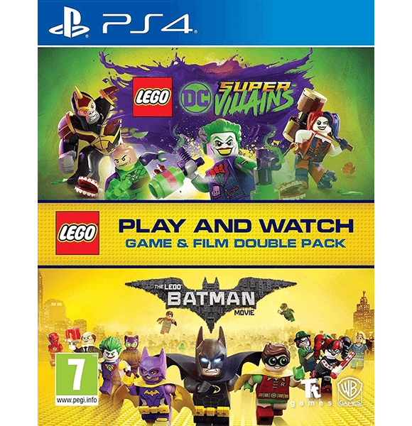 LEGO DC Super-Villains Game & Film Double Pack - PS4	  for sale in Egypt from Games2Egypt