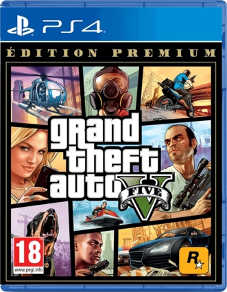 GTA V : Grand Theft Auto Premium Edition (Not Sealed)