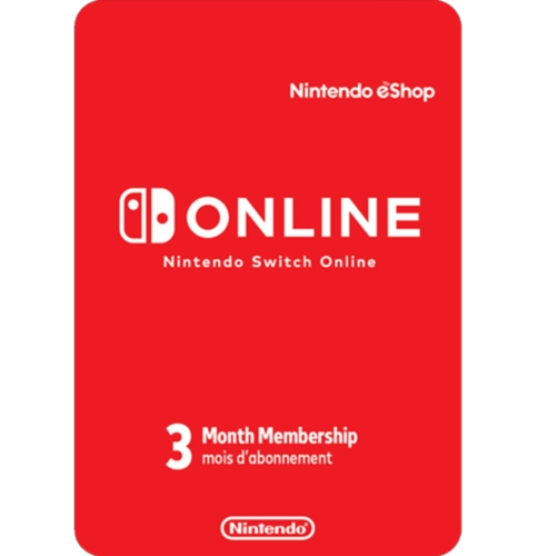 Nintendo E-shop online membership 3 Months EU