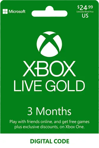 Xbox Game Pass Core 3 Months US Digital Code 