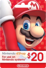 Nintendo eShop $20 Card - USA -  for sale in Egypt from Games2Egypt