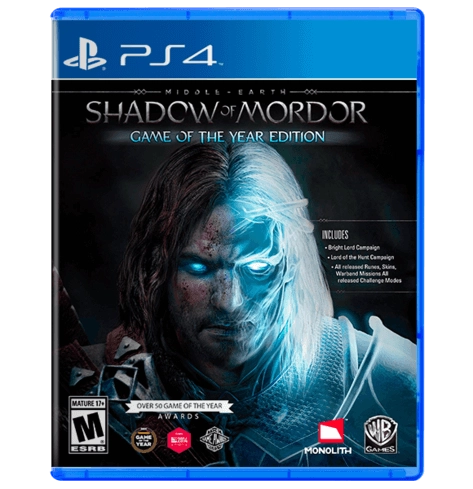 Middle Earth: Shadow of Mordor Game of the Year- PS4 -Used  for sale in Egypt from Games2Egypt