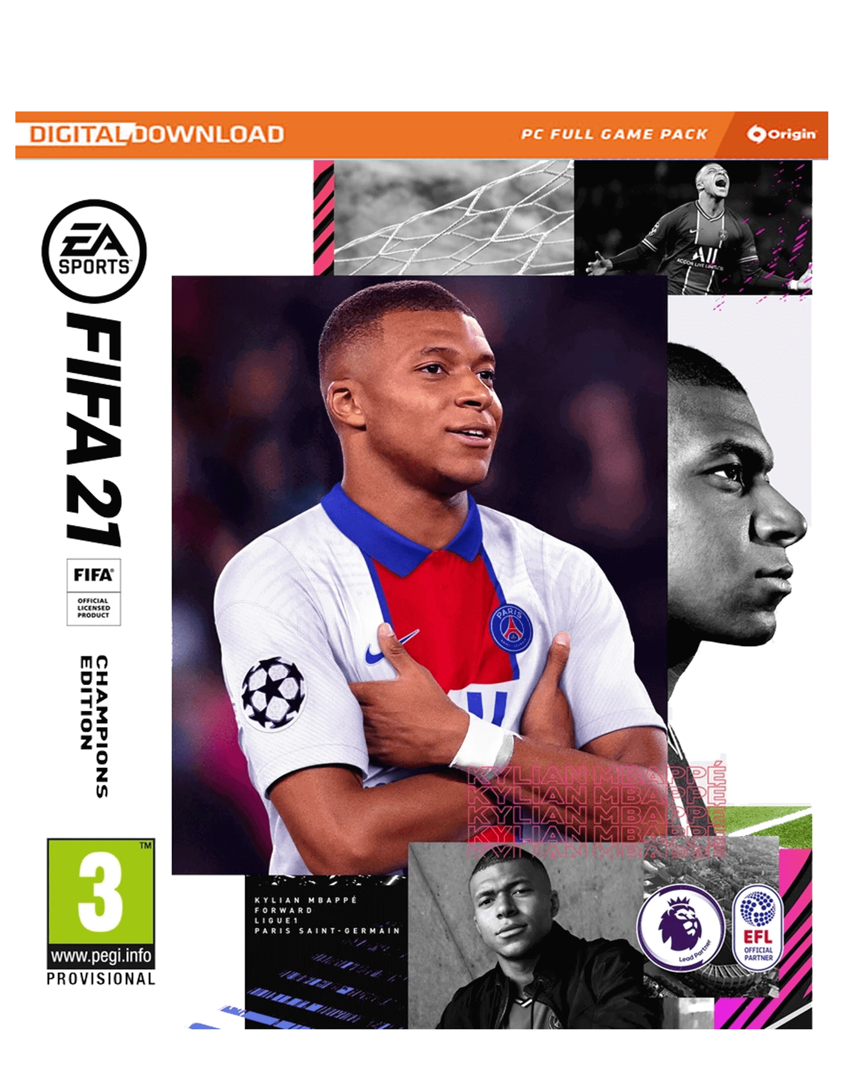 FIFA 21 Champions Edition English - PC Origin Code  for sale in Egypt from Games2Egypt