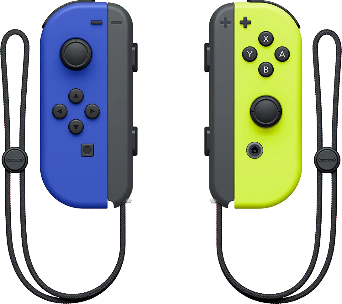 Nintendo Switch Joy-Con - Blue and Neon Yellow  for sale in Egypt from Games2Egypt