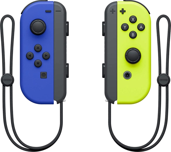 Nintendo Switch Joy-Con - Blue and Neon Yellow  for sale in Egypt from Games2Egypt