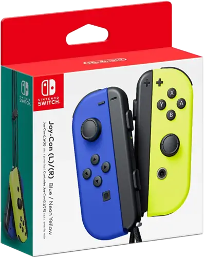 Nintendo Switch Joy-Con - Blue and Neon Yellow